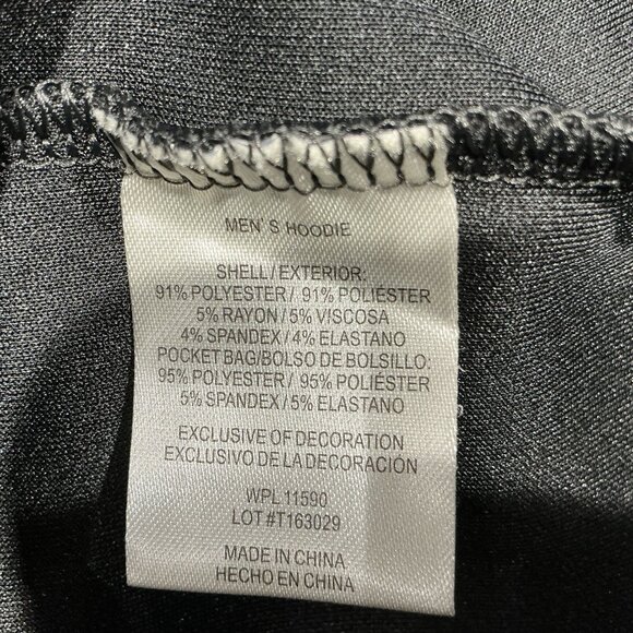 32 Degrees Full Zip Hoodie XXL Grey Black Zipper & Pockets Stretch Material - Picture 6 of 8